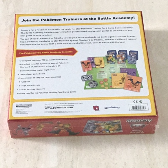 2019 Pokemon Battle Academy Game New Sealed Charizard GX Card Mewtwo 180 Cards - Picture 8 of 11